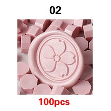 100 PCs 씰링 도장 스탬프 비즈 스크랩북 재료 결혼식 생일 파티 초대장 DIY 장식, 02