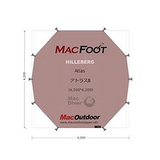 Hillberg Atras 용 그라운드 시트 아틀라스 Macoutdoor Mac foot 100 % 방수