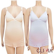 크리비아 FREE XL 러블리 텐셀 초간편수유 랩스타일 임부 수유런닝1종 C4548A