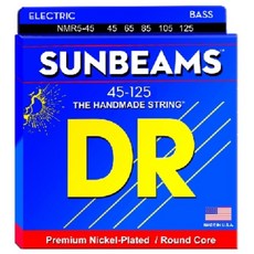 [베이스고수샵] DR SUNBEAM Nickel Plated Round Core 5현 베이스줄 NMR5-45 (045-125), 1개