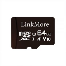 LinkMore 32GB XV11 Micro SDHC 카드 A1 UHSI U1 V10 클래스 10 호환 읽기 속도 최대 90MB/s SD 어댑터 포함, 64GB(1pack) - xv-a11