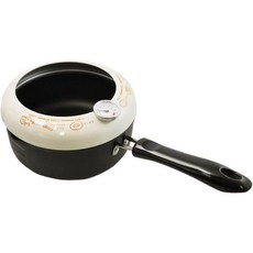 일본튀김냄비 가스 인덕션 사용 KAI 양손 튀김 냄비 20 cm 온도계 첨부 일본제 DZ5847, 20cm, 20cm, 1개