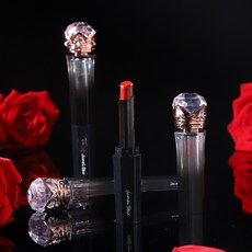 작은 블랙 다이아몬드 천연 보습 립스틱 립글로스 립스틱 지속 메이크업, # 09 메이플 리프 레드