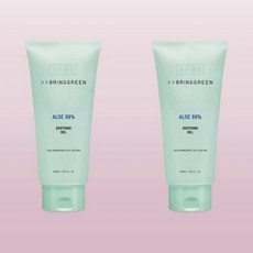 브링그린 알로에 99% 수딩 젤, 100ml, 2개