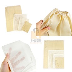 최강몰 삼베주머니 약재주머니 거름보자기, 소, 1개