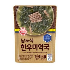 [ 오뚜기 ] 남도식 한우미역국 500g / 미역국, 6개