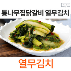 윤마트 춘천맛집 통나무집닭갈비 열무김치 2kg