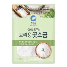 청정원 꽃소금 1kg, 1개