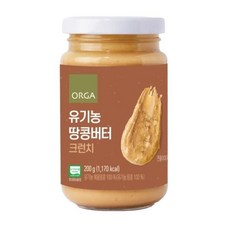 올가 유기농 땅콩버터 크런치 200g