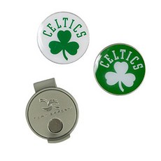 Team Effort Boston Celtics Hat Clip & 2 Ball Markers 팀 노력 보스턴 셀틱스 모자 클립 및 볼 마커 2개, 1개