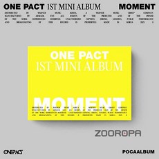 [POCAABLUM] ONE PACT 원팩트 Moment 1st Mini Album