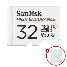 샌디스크 마이크로SD카드 High Endurance 하이엔듀런스 SDSQQNR + SD카드 케이스, 1개, 32GB 1개, 32GB