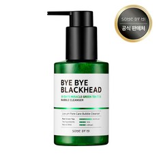 썸바이미 [본사공식] 바이바이 블랙헤드 30데이즈 미라클 그린티톡스 버블 클렌저, 버블클렌저