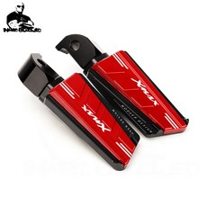 오토바이 기어 시프트 MAX 400 액세서리 XMAX 250/125 발판 페그 승객용 XMAX125 야마하 뒷좌석 250 125 300 X 호환, 빨간, 1개