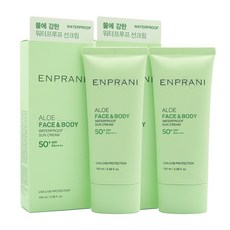 엔프라니 알로에 워터프루프 선크림 100ml+100ml, 100ml, 2개