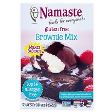 Namaste Foods 글루텐 프리 브라우니 믹스 15온스 6팩, 425g, 6개