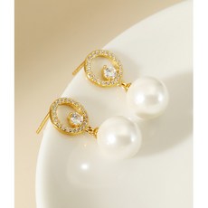 순금진주귀걸이