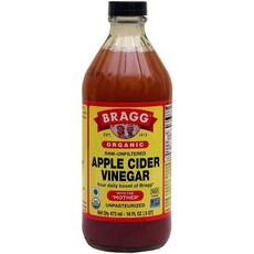 브래그 애플 사이더 비니거 식초, 473ml, 1개