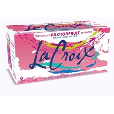 LaCroix Sparkling Water Passionfruit 라크로이 스파클링 워터 탄산수 패션후르츠 355ml 8개입 1박스