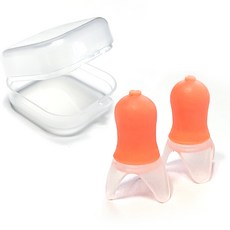 하루생각 비행기 귀마개 플러그 기압 감소 귀통증, 형광, 1개