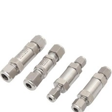 1 8 4 3 2 6 10 12 14 32mm 압축 튜브 Uion 304 스테인리스 스틸 화염 방지기 연료 템퍼 크기 3mm, 3l8 Inch, 1개
