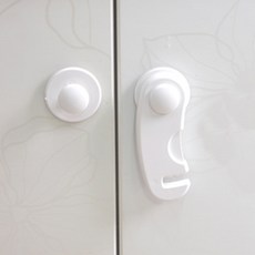 냉장고 문열림 잠금장치 방지 서랍 문 창문 싱크대 슬라이드락, 선택, 1SET(2개)