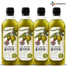 백설 스페인산 압착 올리브유, 900ml, 4개