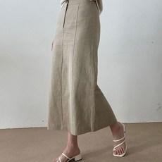 린넨h스커트