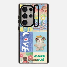 케이스티파이 CASETiFY 갤럭시 S24 울트라 임팩트 링 스탠드 케이스 SLOWCOASTER Love SLCO Black