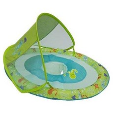 SwimWays Baby Spring Float Sun Canopy (Green Print), One Color_One Size, One Color