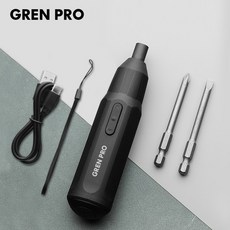 릴 GREENER 가정용 충전식 전기 스크루 라이버 대형 토크 비트 소켓 다기능 도구, 1개