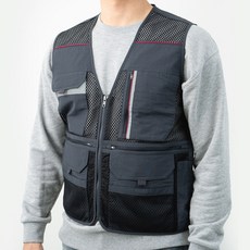 지벤 작업조끼 메쉬 망사 작업용 안전 조끼 V2421
