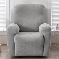 4/6/8pcs 안티 스플래시 리클라이너 슬립커버 세트 자카드 대형 잎무늬 소파 커버 침실 사무실 거실 홈 데코용 스트레치 가구 보호자