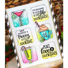 Summer Cold Drink Bottle Transparent Clear Silicone Stamp/For DIY Scrapbook/Holiday Album Decorative Card Making Clear Stamp