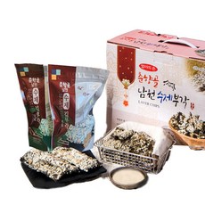 춘향골 수제 삼대 김부각 70g 선물용 비건 고단백 저칼로리 무설탕 어린이간식 술안주, 10개