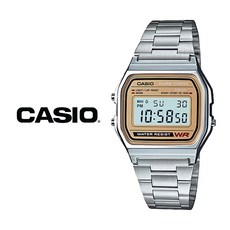 카시오 CASIO 빈티지 캐주얼 레트로 전자 메탈 손목시계 A158WEA-9