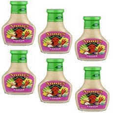 Annie's Naturals Dressing Organic Caesar 8-Ounce (Pack of 6 Annie's Naturals 드레싱 유기농 시저 8온스(6팩, 6개, 226g