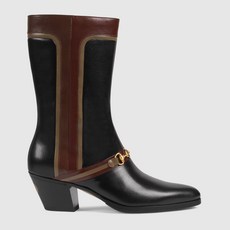 Gucci Mens boot with Interlocking G Horsebit 614326 1D070 1068