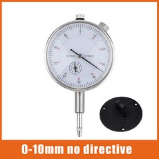 다이얼 표시기 러그 백 테스트 게이지 모루 포인트 세트 스레드 M2.5 4-48 측정 도구 0-10mm 25mm 30mm 22 개, [04] 10mm indicator B, 1개