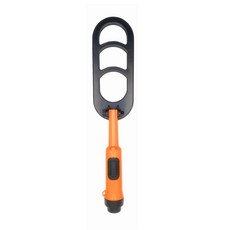 접이식 핸드 헬드 수중 금속 탐지기 파인더 방지 스트랩 보물 사냥 도구를 갖춘 방수 핀 포인터, 블랙 오렌지, 1개