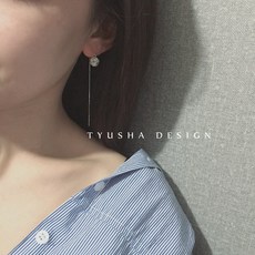 TYUSHA디자인 S925 스털링 실버 귀걸이