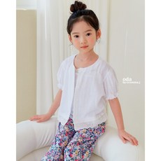 키즈반팔가디건