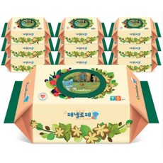 페넬로페 3세대 세자린 저자극 아기물티슈 캡형 75gsm, 70매, 10팩