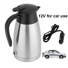 전기 가열 주전자 휴대용 물컵 온수기 자동차 물 보일러 냄비 12V 24V 1000ml, 01 12V Car use