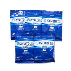 롯데제과 자일리톨 프로 쿨민트 싱글포장 40정 x 5, 5봉, 36g