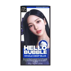 미쟝센 올뉴 헬로버블 염색약 4B 웨일딥블루, 1개