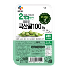 행복한콩 2가지로만 국산콩두부 부침용 180g, 45개