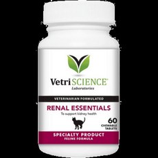Vetri-Science Renal Essentials 생선 맛 60츄, 1개