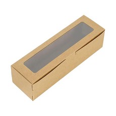 10/20pcs 투명 창 크래프트 종이 컵케익 상자 쿠키 캔디 카톤 파티 용품과 마카롱 디저트 포장 상자