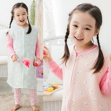꾸미 쁘띠레빗 수면조끼/유아동수면조끼